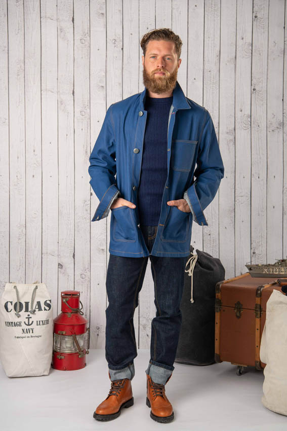Veste De Travail Marius Imper 5Poches Coton Resine
