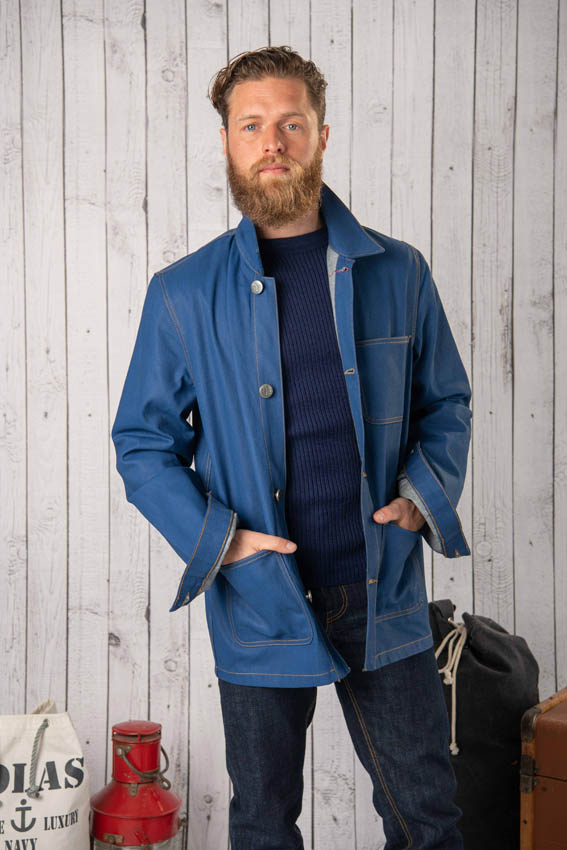 Veste De Travail Marius Imper 5Poches Coton Resine – Image 2