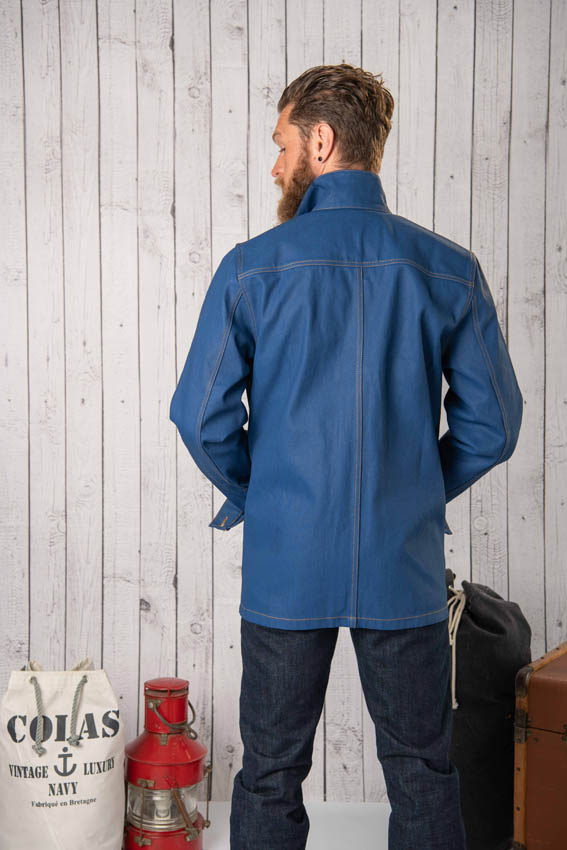 Veste De Travail Marius Imper 5Poches Coton Resine – Image 4